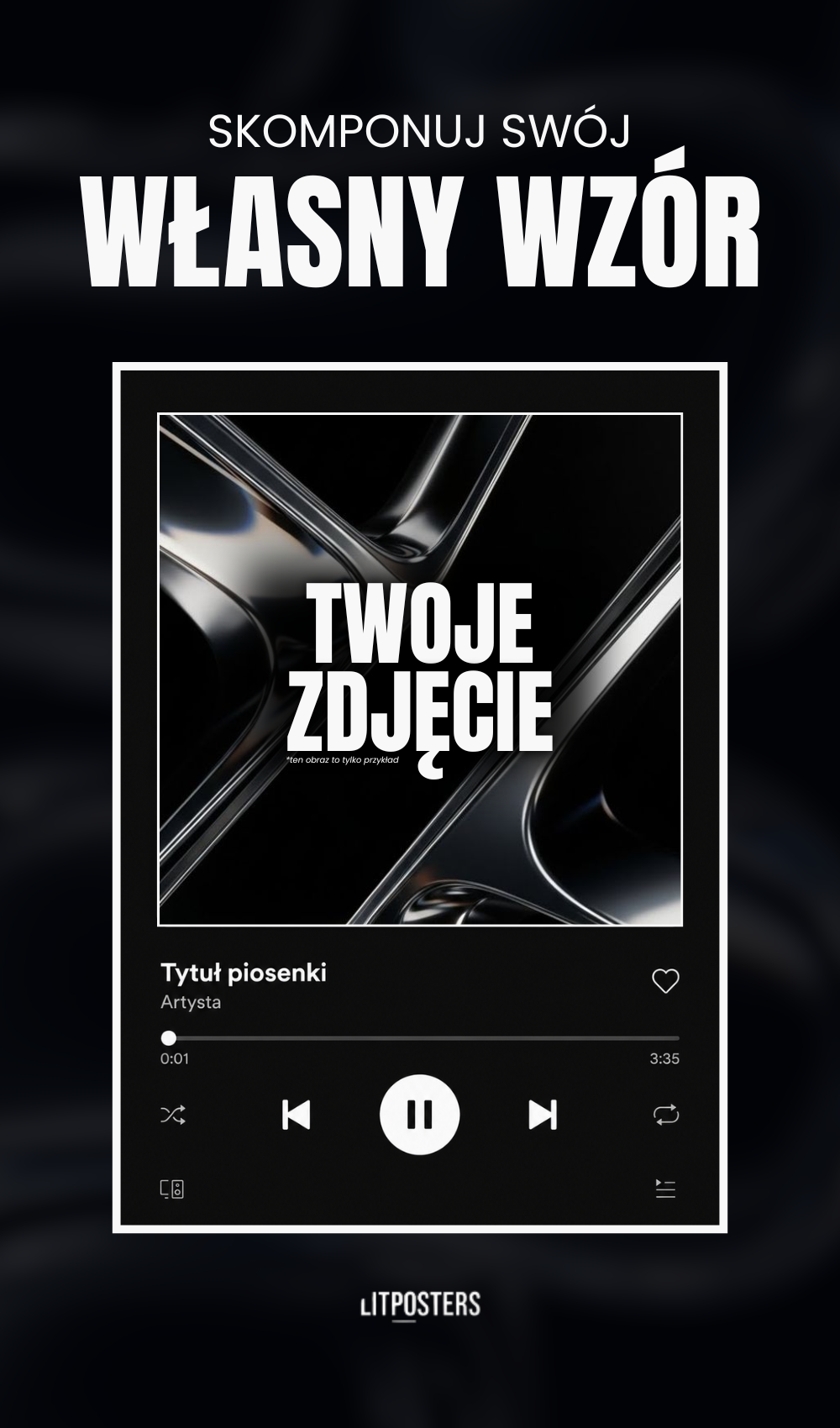 Personalizowany plakat z Twoją piosenką