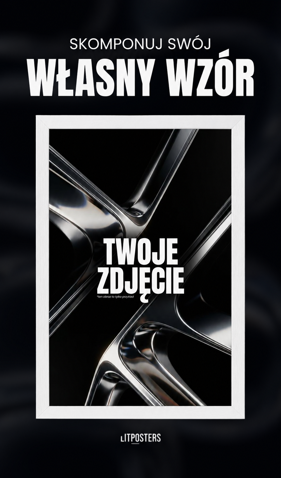 Personalizowany plakat z Twoim zdjęciem + RAMKA