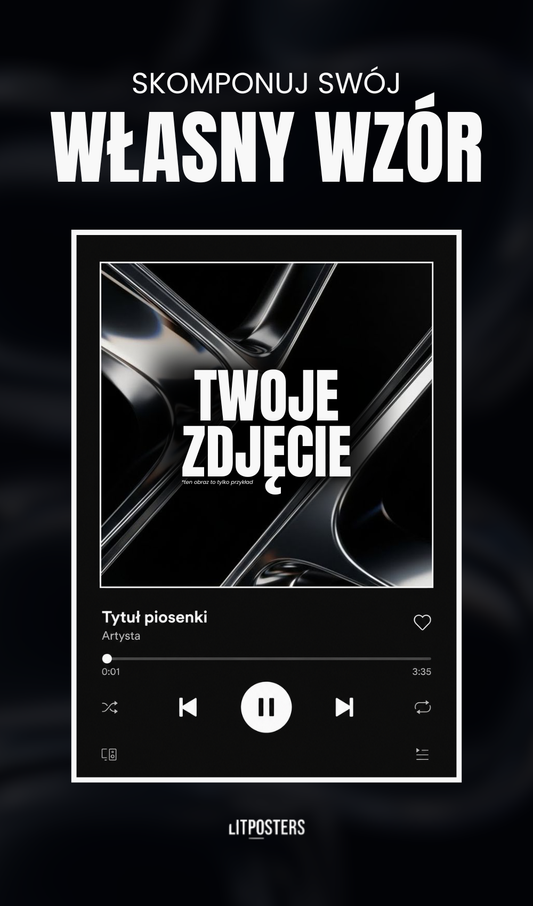 Personalizowany plakat z Twoją piosenką