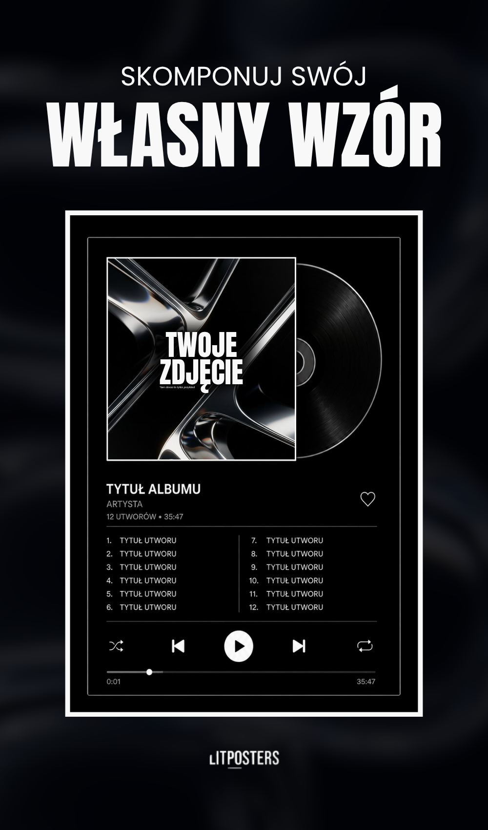 Personalizowany plakat z Twoim Albumem