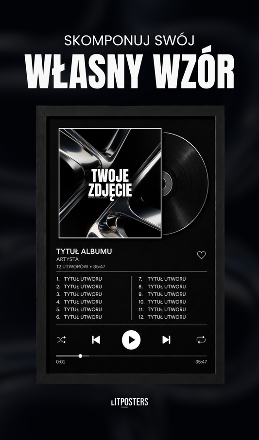 Personalizowany plakat z Twoim Albumem + RAMKA